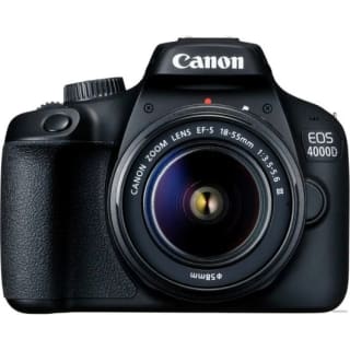 Canon EOS 4000D 18MP WiFi + EF-S 18-55mm F3.5-5.6 DC III por 380€