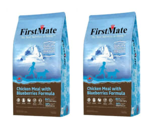 2 x Pienso seco para perros 2,3 kg pollo y arándanos sin cereales por 7€