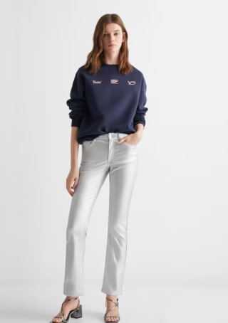 Pantalón metalizado para Mujer por 9.99€