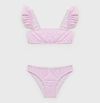 Bikini flores volante niña por 6.99€.