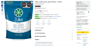 Azúcar Glass Zulka 500g por $24 | Oferta Amazon