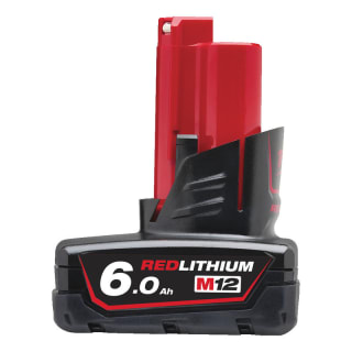 Milwaukee M12B6 12V 6.0Ah RedLithium Battery x2 – £79.98