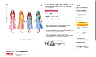 Muñeca Barbie Fantasía por $105 | Oferta Amazon