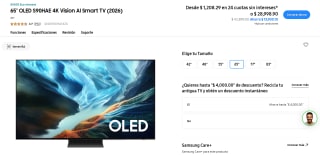 TV Samsung OLED S90H 65" por $18,237 | EcoRenueva