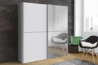 Kledingkast – wit – 170 cm voor €295 bij Woonenzo