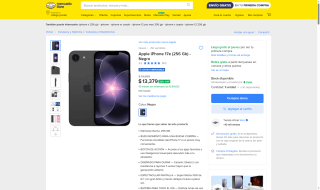 Apple iPhone 17e 256GB por $12,779 | Oferta Mercado Libre