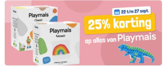 25% korting op alles van PlayMais bij Lobbes