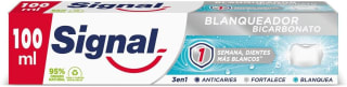4 pastas Signal de Dientes Blanqueador Bicarbonato 100 ml por solo 3.77€