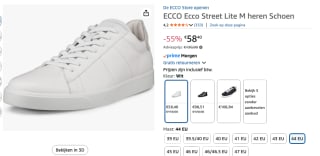ECCO Ecco Street Lite heren Schoenen voor €58,40 bij Amazon