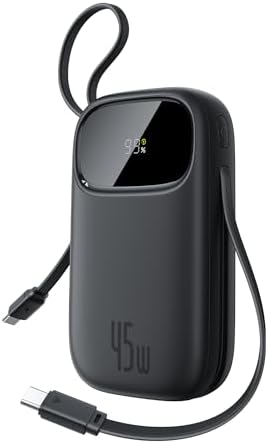 Baseus Powerbank 45W 20000mAh con 2 Cables USB-C Integrados por 28.49€