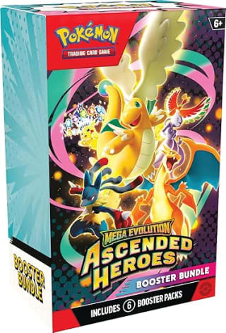Pokémon TCG: Mega Evolution—Ascended Heroes Booster Bundle (6 Booster Packs) Availab