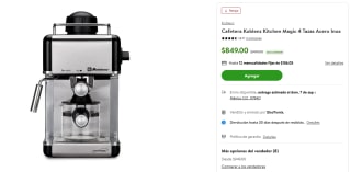 Cafetera Koblenz 4 Tazas $849 | Oferta Bodega Aurrera