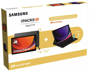Pack Samsung Tablette 11" Galaxy Tab S9 + Cover Keyboard IA à 479,99€
