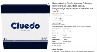 Cluedo spel special editie : Signature Collection voor €16,59 bij Amazon