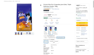 Purina Felix Dry 10kg $489 | Oferta Amazon