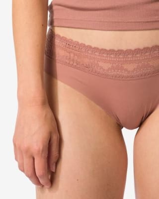 dames brazilian micro met kanten tailleband voor €3 bij de hema