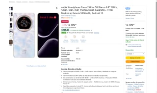Smartphone Nubia Focus 2 Ultra 5G por $3,199 | Oferta Amazon