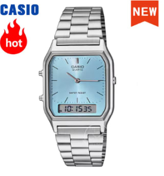 Reloj Casio hombre Pantalla dual Estilo retro AQ-230A por 33,56€