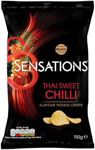 Walkers Sensations Crisps 150g for £1.25 Thai Sweet Chilli flavor