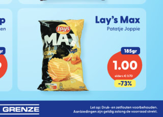 Lay's max chips voor 1 euro