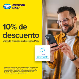 Cupón Mercado Pago: 10% de Descuento