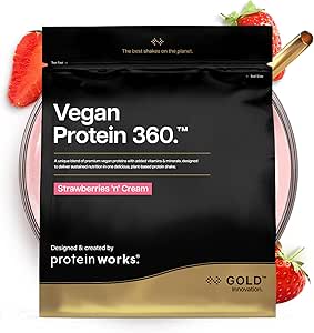 Protein Works Vegan Protein 360 Gold 1kg for £12.29