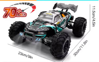 2,4 GHz 70 km/u professionele RC auto voor €83,99 bij Aliexpress