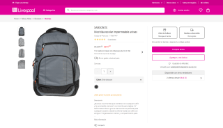 Mochila Impermeable SAMSONITE 16" en $849 | Oferta Liverpool