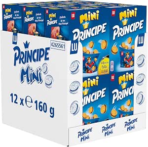 Pack 12x160g de Príncipe Mini Galletas Sándwich Rellenas de Chocolate por 14.82€