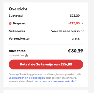 Poffertjespan (50stuks) te bestellen voor 80,39 euro met de code