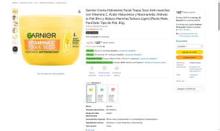 Crema Garnier Anti-manchas por $48 | Oferta Amazon