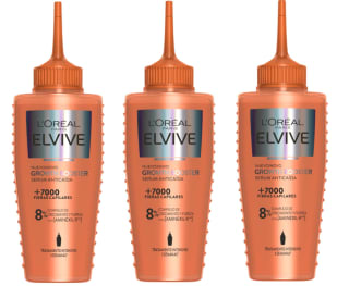 3 Botes de L'Oréal Paris Elvive Growth Booster Serum Anticaída 102ml por 16.39€