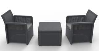 Conjunto muebles jardín y terraza Tete a Tete 2 sillones y mesa de centro por 79.39€