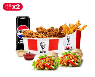 KFC menú Super Bucket por 17.99€