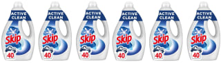 6 x Skip Active Clean Detergente Líquido 40 Lavados 1,68 L por 17.94€