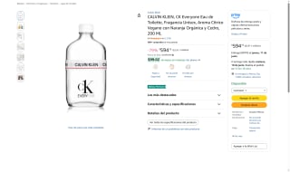 Fragancia Calvin Klein 200ml por $594 | Oferta Amazon