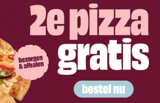 tweede pizza gratis bij Domino's