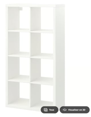 KALLAX Étagère 77x147 cm à 59,99€