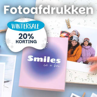 20% korting op fotoafdrukken bij Smartphoto