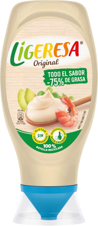 Mayonesa Ligeresa Salsa Bocabajo Original, 430 ml por 1.63€
