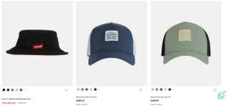 Hasta 70% de Descuento en Gorras | Levi's