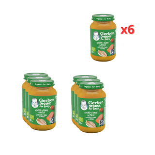 Gerber Tarrito de Boniato, Tomate y Pollo 6x190g por 5.99€