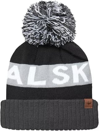 SEALSKINZ | Foulden | Water Repellent Cold Weather Unisex Bobble Beanie Hat | Lightwe