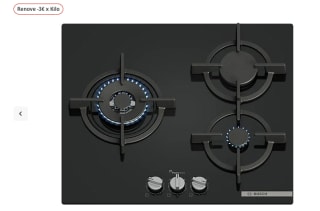 Bosch PPC6A6I10 Serie 6 Placa de Gas Cristal por 216€