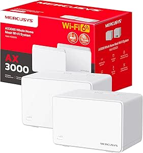 Mercusys Halo H3000X (2-Pack) Router Sistema WiFi 6 Mesh por 74.99€