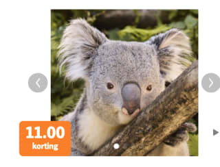 Entree tickets voor Ouwehands Dierenpark voor €20,50 via de AH voordeelshop
