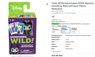 Funko Pop Something Wild Card Villains//bordspel voor €4,83 bij Amazon
