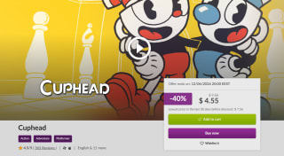 Cuphead y DLC por $125 | Oferta GOG