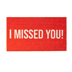Fisura Felpudo de Coco I Missed You Rojo con Base Antideslizante 70 x 40 cm por 2.99€