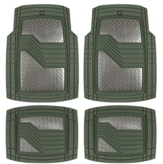 Tapetes Caterpillar Verde Metalico de 4 Piezas por $199 | AutoZone